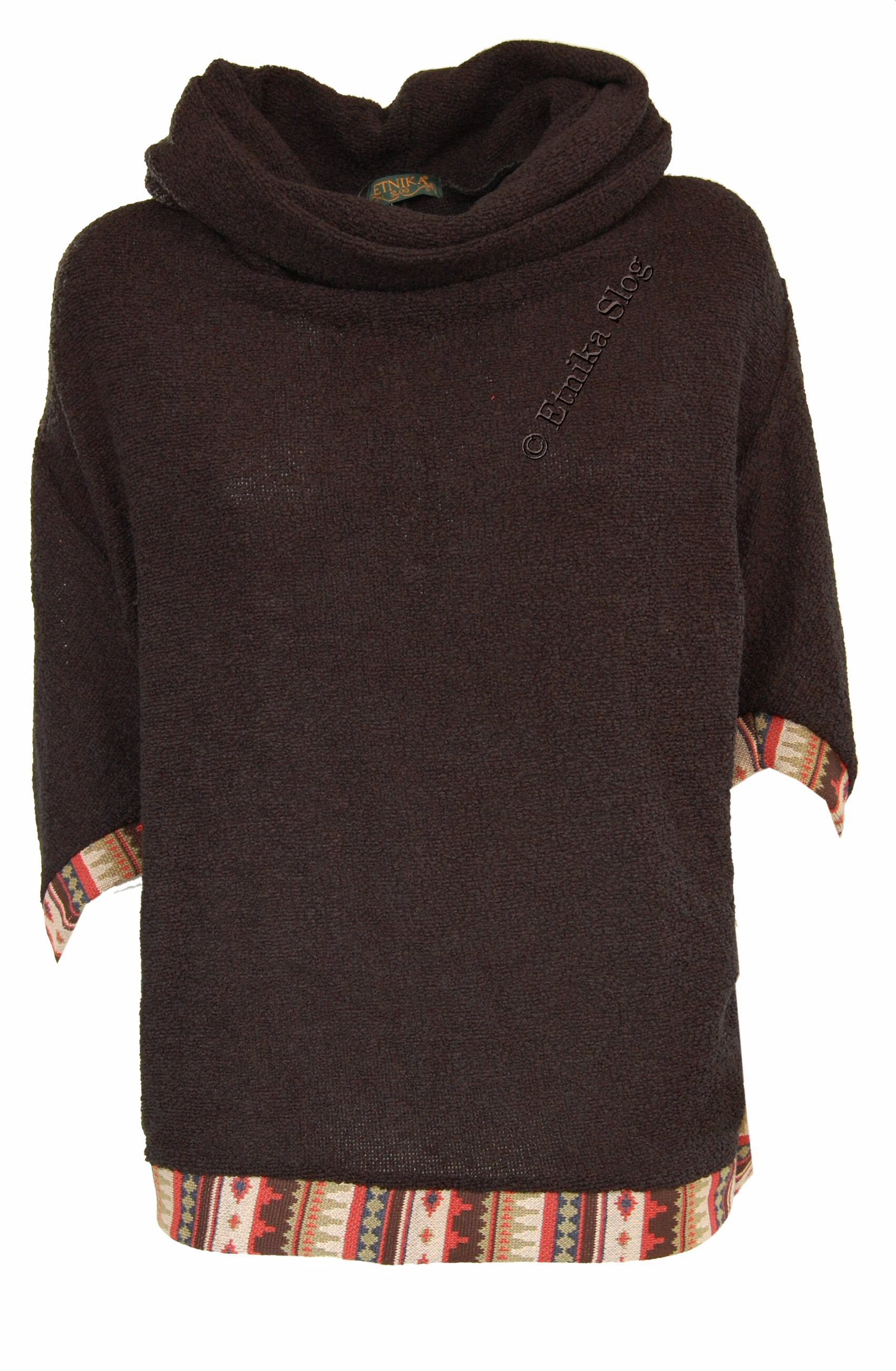 MAGLIA PONCHO IN TESSUTO CALDO, COLLO A CIAMBELLA, MAGLIA PONCHO IN TESSUTO CALDO, COLLO A CIAMBELLA,