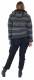 GIACCONE UNISEX IN LANA MELANGE, FODERATO IN PILE,