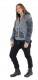 GIACCONE UNISEX IN LANA MELANGE, FODERATO IN PILE,