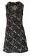 VESTITO CORTO SMANICATO IN TESSUTO CON ELASTAN, CO
