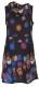 VESTITO CORTO SMANICATO IN TESSUTO CON ELASTAN, CO