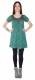 VESTITO IN TESSUTO CON ELASTAN, MANICHE CORTE, COL