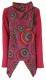 CAPPOTTO IN COTONE FELPATO, COLLO AMPIO CON 2 BOTT