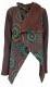 CAPPOTTO IN COTONE FELPATO, COLLO AMPIO CON 2 BOTT