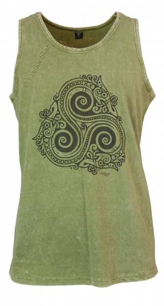 CANOTTA UOMO COTONE STONEWASH CANOTTA DA UOMO IN COTONE STONE WASHED CON STAMPA. - com Etnika Slog d.o.o.