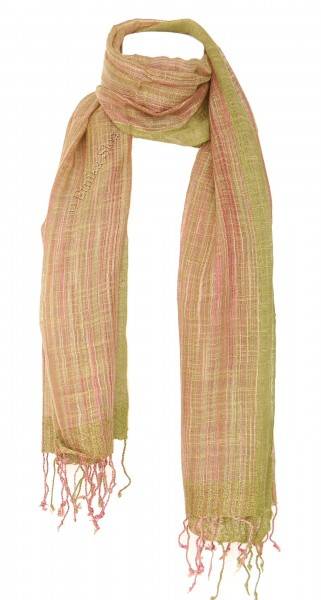 SCIARPA IN VISCOSA (RAYON) TRAMA A RETE CON FILO S