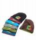 BERRETTO UNISEX IN COTONE CON ELASTAN, TINTA UNITA