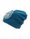 BERRETTO UNISEX IN COTONE CON ELASTAN, TINTA UNITA