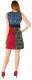 VESTITO PACTHWORK IN COTONE SENZA MANICHE CON SCOL