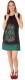VESTITO IN COTONE SMANICATO CON COLLO AMPIO.
