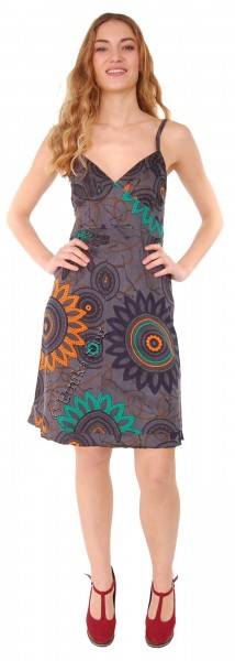 VESTITO IN COTONE STAMPATO, COME FOTO, SPALLINE ST