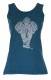 CANOTTA DONNA IN COTONE STONE WASHED CON STAMPA.b