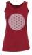 CANOTTA DONNA IN COTONE STONE WASHED CON STAMPA.b