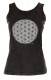 CANOTTA DONNA IN COTONE STONE WASHED CON STAMPA.b