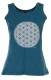 CANOTTA DONNA IN COTONE STONE WASHED CON STAMPA.b
