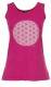CANOTTA DONNA IN COTONE STONE WASHED CON STAMPA.b