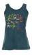 CANOTTA DONNA IN COTONE STONE WASHED CON STAMPA.b
