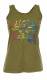 CANOTTA DONNA IN COTONE STONE WASHED CON STAMPA.b