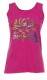 CANOTTA DONNA IN COTONE STONE WASHED CON STAMPA.b