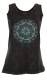 CANOTTA DONNA IN COTONE STONE WASHED CON STAMPA.b
