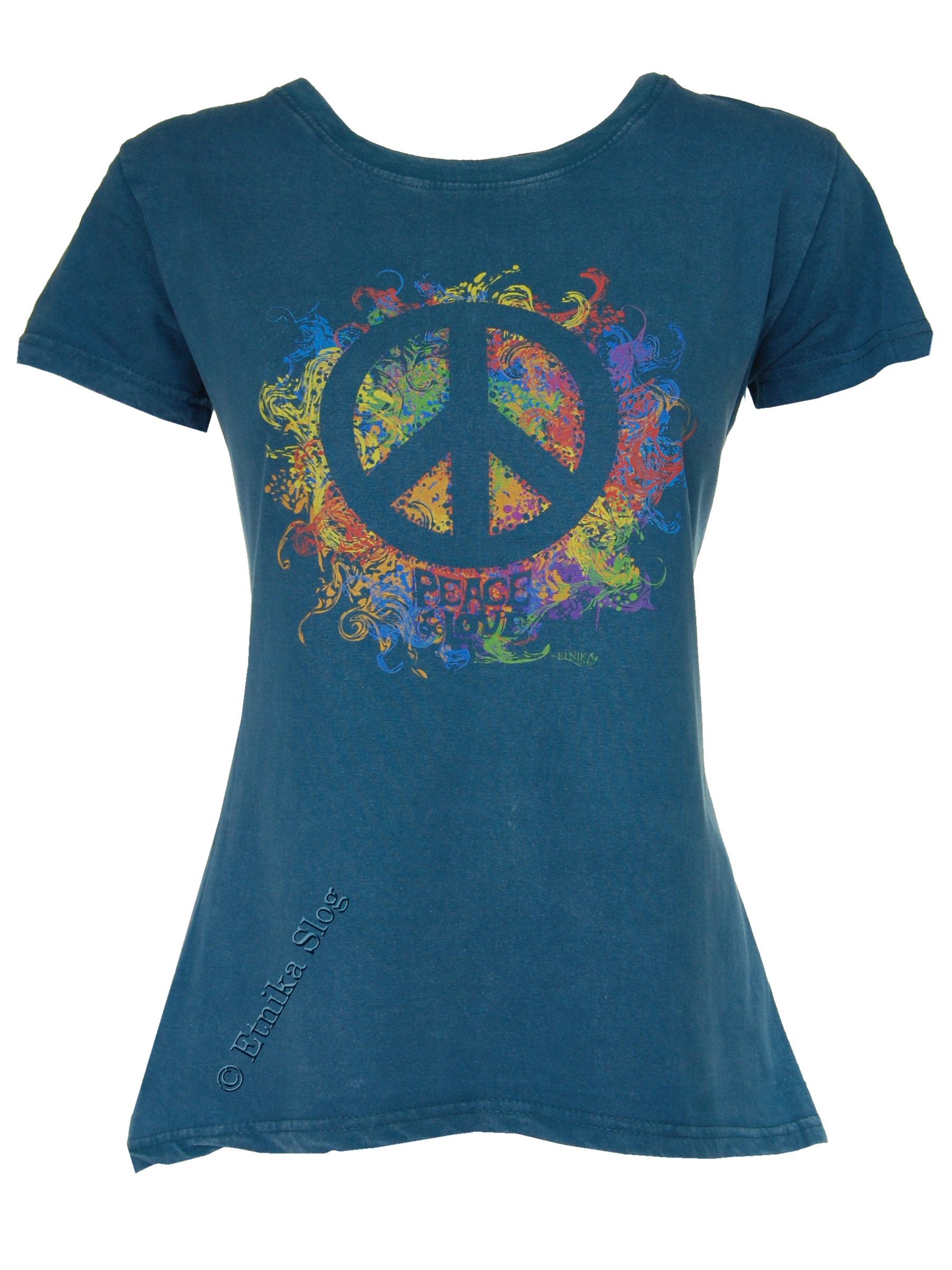 T-SHIRT DONNA IN COTONE STONEWASHED CON STAMPAbr T-SHIRT DONNA IN COTONE STONEWASHED CON STAMPAbr