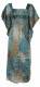 VESTITO LUNGO IN SATIN CON MANICHE A FARFALLA, FAS