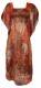 VESTITO LUNGO IN SATIN CON MANICHE A FARFALLA, FAS