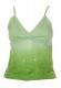 TOP CORTO IN COTONE CON RICAMI E PAILLETTE, COLORE