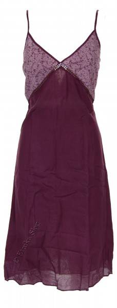 VESTITO LUNGO COTONE CON FIORELLINI NELLA PARTE AL