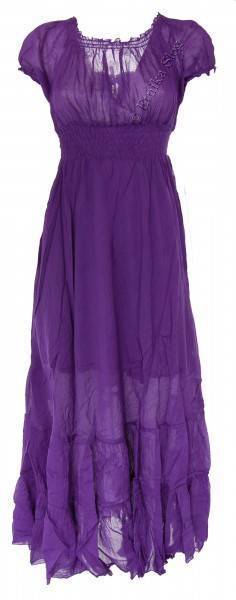 VESTITO IN COTONE LEGGERO, MANICA CORTA A PALLONCI