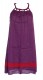 VESTITO IN VISCOSA CON GIROCOLLO A TRECCIA.