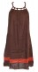 VESTITO IN VISCOSA CON GIROCOLLO A TRECCIA.