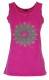 CANOTTA DONNA IN COTONE STONE WASHED CON STAMPA.b