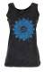 CANOTTA DONNA IN COTONE STONE WASHED CON STAMPA.b
