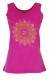CANOTTA DONNA IN COTONE STONE WASHED CON STAMPA.b