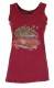 CANOTTA DONNA IN COTONE STONE WASHED CON STAMPA.b