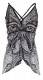 TOP / CANOTTE / MAGLIE IN SATIN TOP IN SATIN STAMPATO A PUNTE, CON SPALLINE STRETT - Etnika Slog d.o.o.
