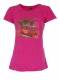 T-SHIRT DONNA IN COTONE STONEWASHED CON STAMPAbr