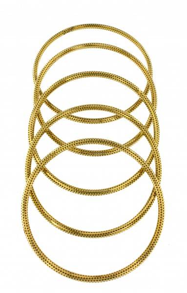 BRACCIALETTI BANGAL IN OTTONE.&nbsp; larghezza 0,4 cm d
