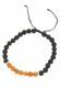 BRACCIALETTO SFERE MM 6,5 IN PIETRA LAVICA E 7 SFE