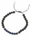 BRACCIALETTO SFERE MM 6,5 IN PIETRA LAVICA E 7 SFE