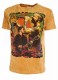 T-SHIRT COTONE STONE WASHED, STAMPA A COLORI [ LIN
