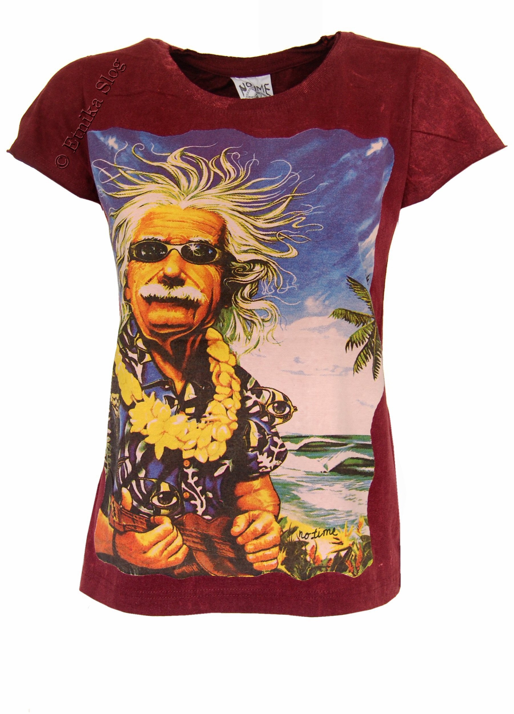 T-SHIRT DONNA COTONE STONE WASHED, STAMPA A COLORI T-SHIRT DONNA COTONE STONE WASHED, STAMPA A COLORI