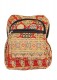 ZAINO IN COTONE STAMPATO E CON RICUCITURE. F
