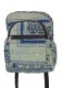 ZAINO IN COTONE STAMPATO E CON RICUCITURE. F
