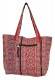 BORSA GRANDE DA SPALLA IN COTONE STAMPATO CON RICU