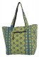 BORSA GRANDE DA SPALLA IN COTONE STAMPATO CON RICU