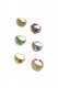RINGS AND EARRINGS - GLASS VE-ANSET05 - Oriente Import S.r.l.