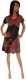 VESTITO IN COTONE MANICHE CORTE, COLLO A V, CON ST