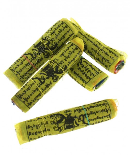 BANDIERE TIBETANE E FASCE DECORATIVE BANDIERE DI PREGHIERA TIBETANE - FILA DA&nbsp;25 BANDIE - com Etnika Slog d.o.o.
